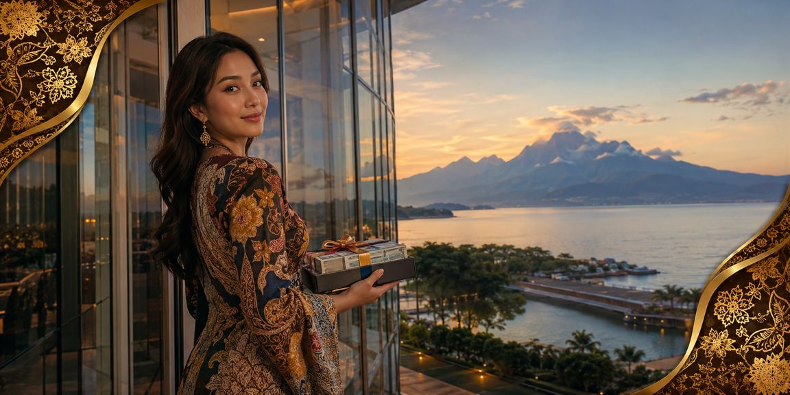 Pemain berbatik di Sabah melakukan deposit untuk membeli tiket loteri dalam talian